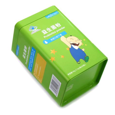 方形益生菌粉鐵盒子定制指南 保健食品馬口鐵盒廠家選擇與行業趨勢